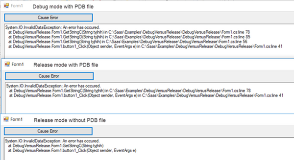 Visual Studio Debug & Release Mode